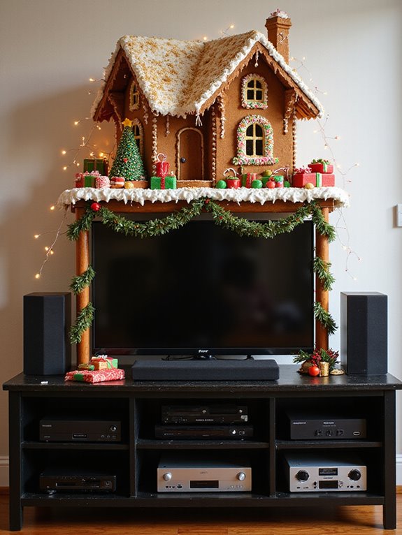 gingerbread themed holiday decorations