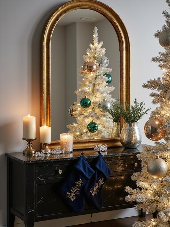 glamorous holiday decor showcase