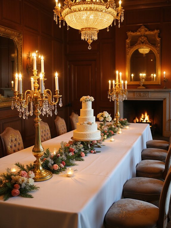 golden candles create enchantment