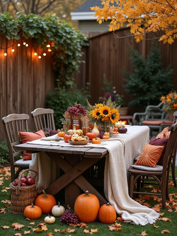gorgeous fall outdoor decor