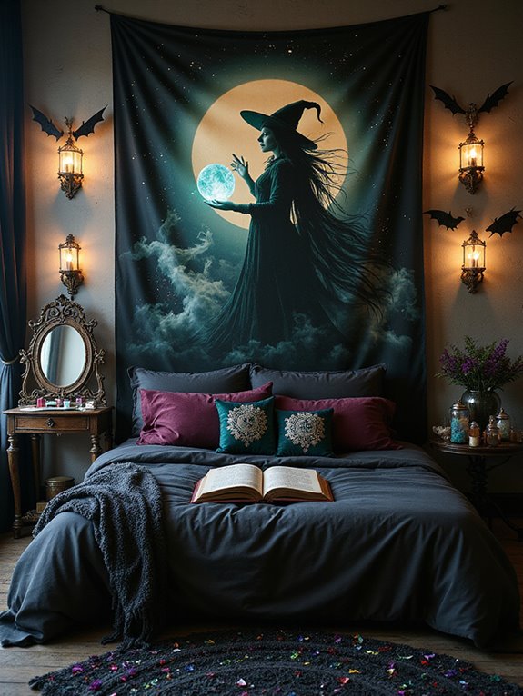gothic witchy wall decor