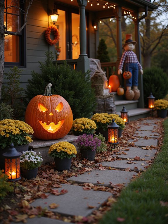 halloween decor boost curb appeal