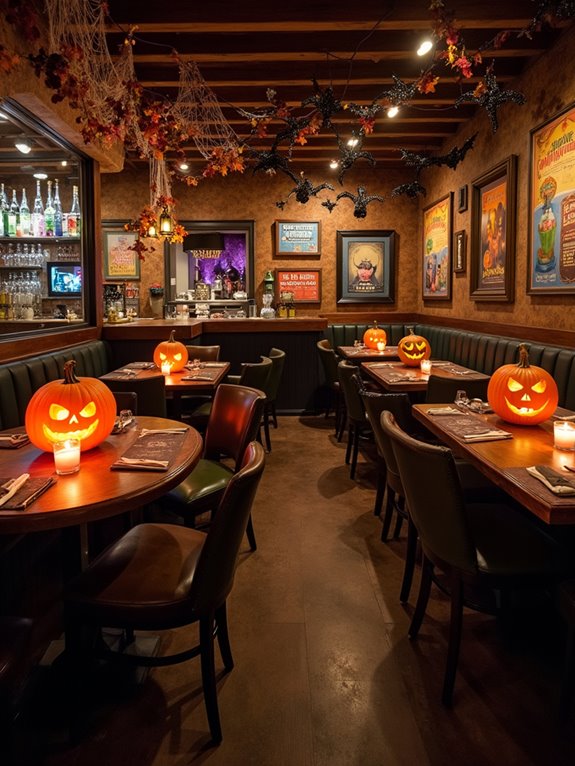 halloween decor for restaurants
