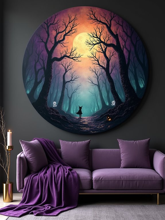 halloween statement wall art