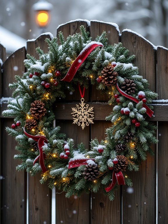 hang wreaths everywhere cheerfully