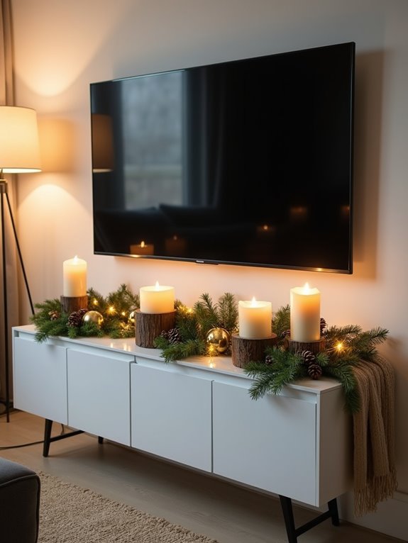 harmonious christmas room decor