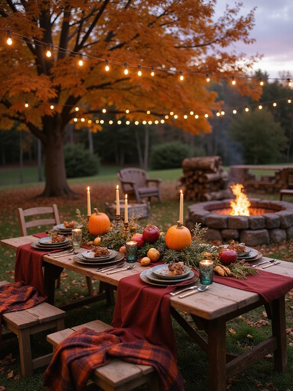 harvest table display ideas