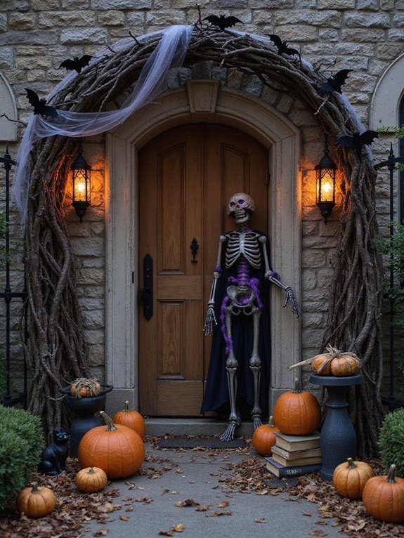 haunted entrance spooky decorations