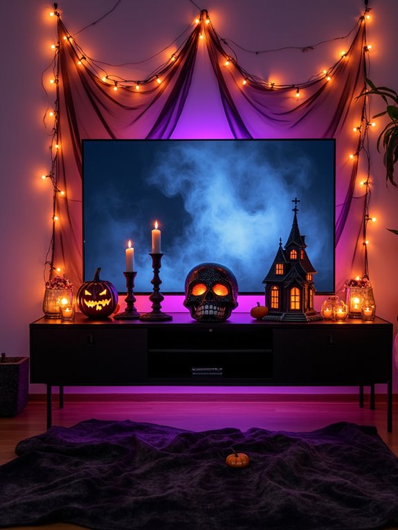 haunting halloween lighting ideas