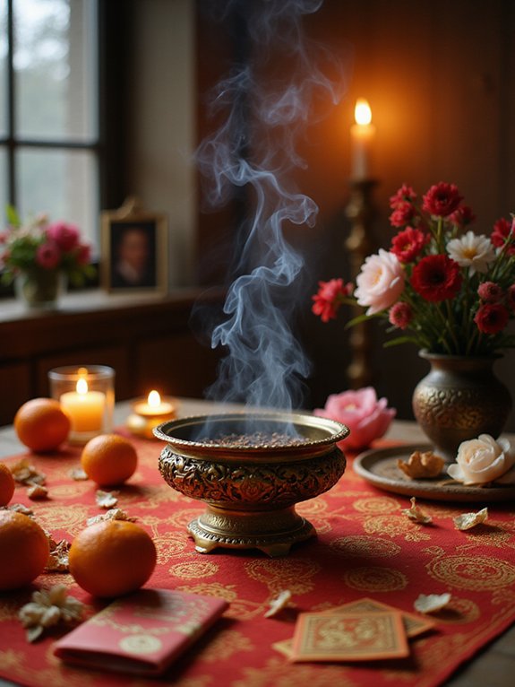 heavenly connection through incense