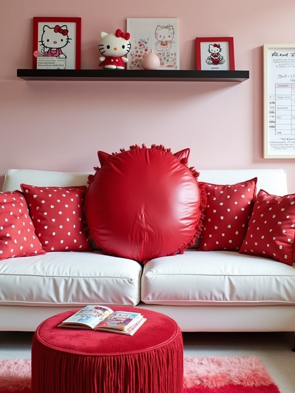 hello kitty throw pillows