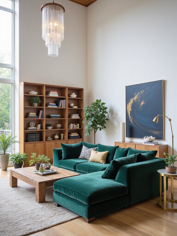 high ceilings large furniture