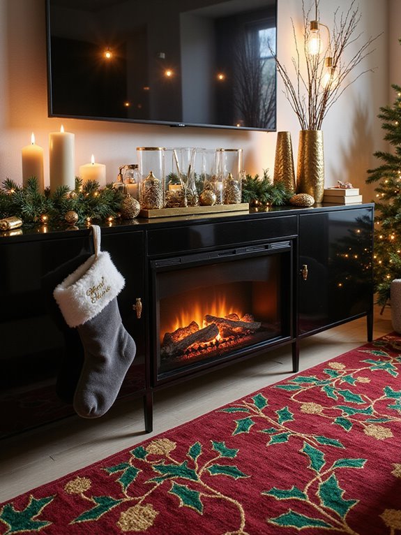 holiday themed cozy rugs