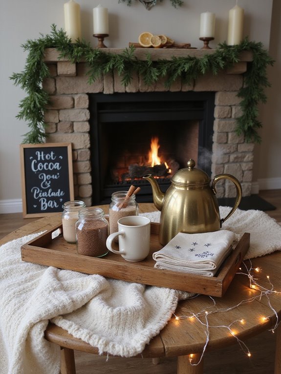 hot cocoa customization station