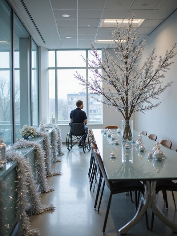 inclusive holiday office decor