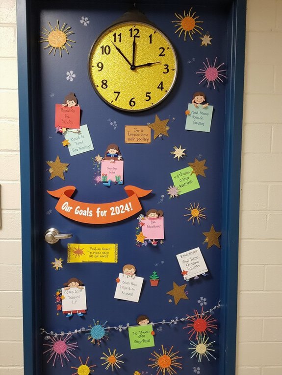 inspiring classroom resolutions board