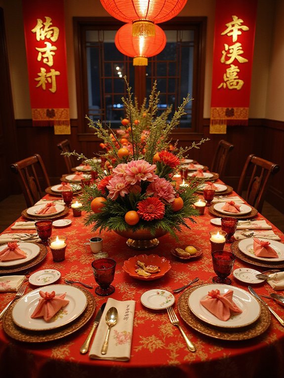 inviting festive visual decor