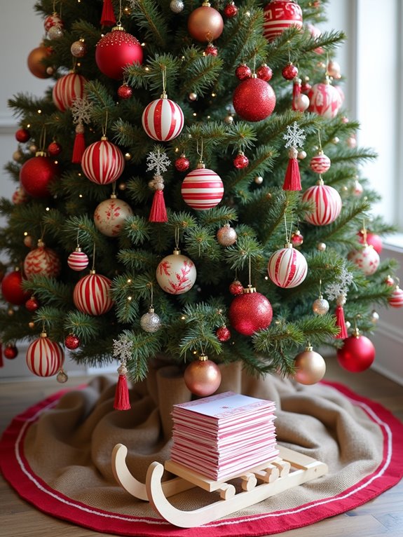 joyous ticking stripe display