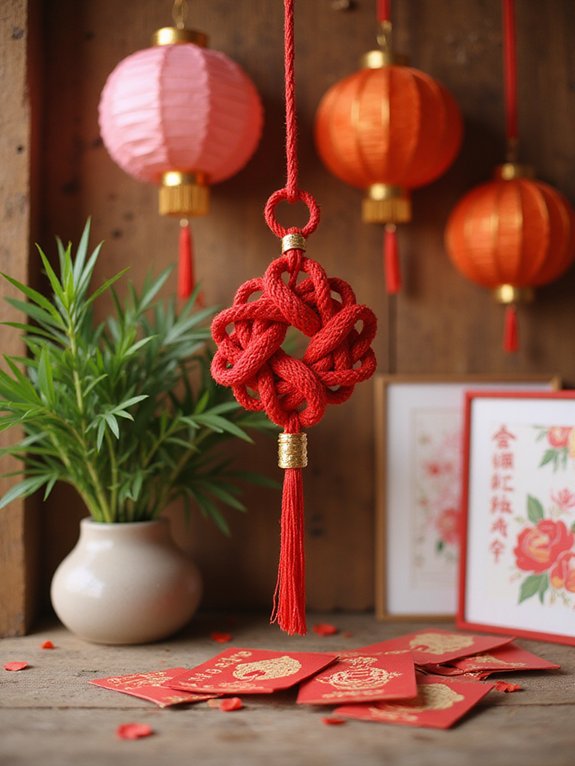 knotting colorful chinese knots