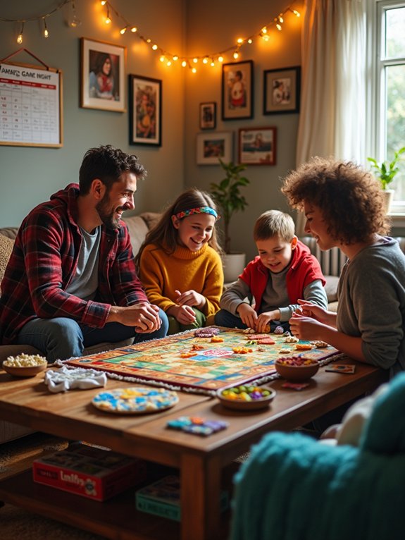 laughter filled family game night