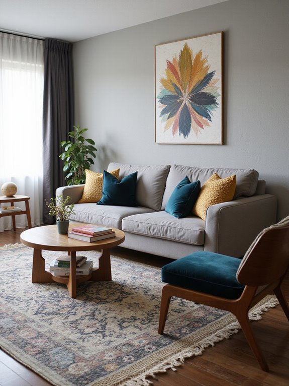 layer rugs for coziness