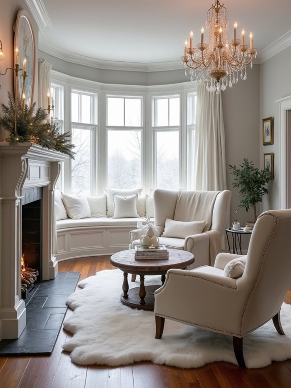 layered cozy winter comfort