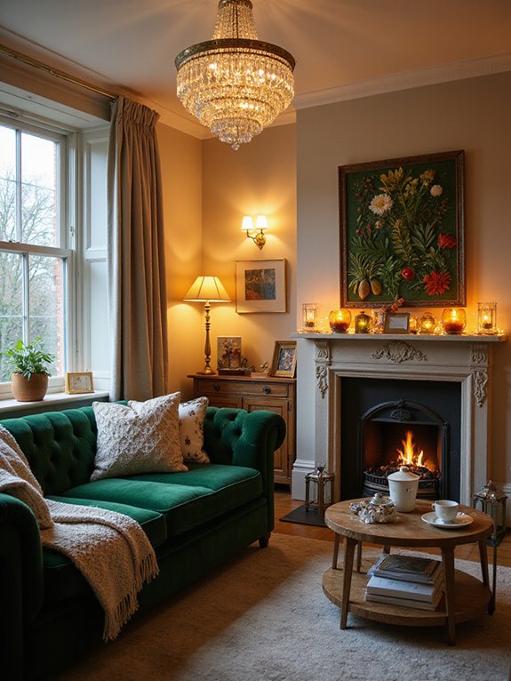 layered lighting creates ambiance