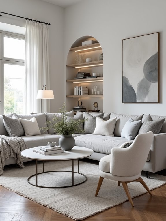 layered rugs for coziness