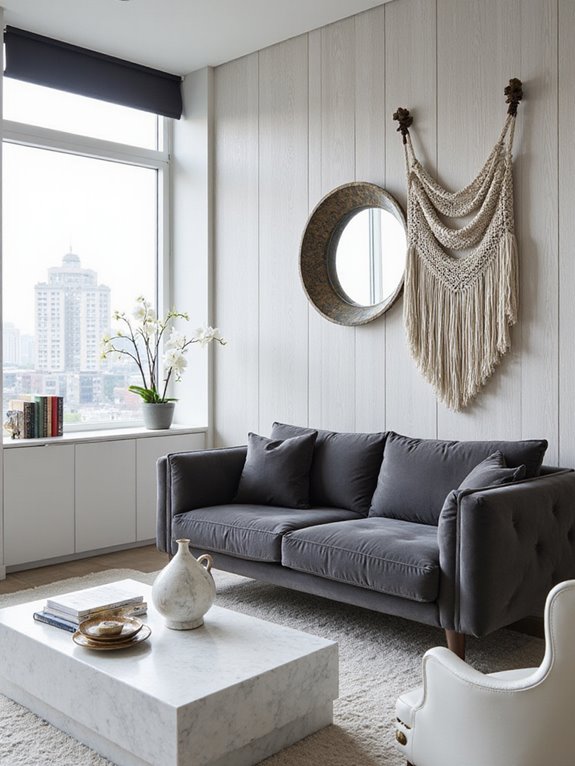 layered textiles enhance sophistication