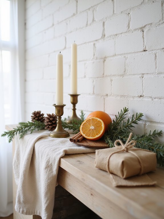 layered textures for christmas