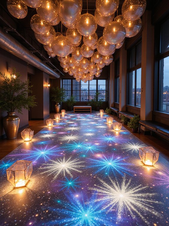 luminous dance floor celebration