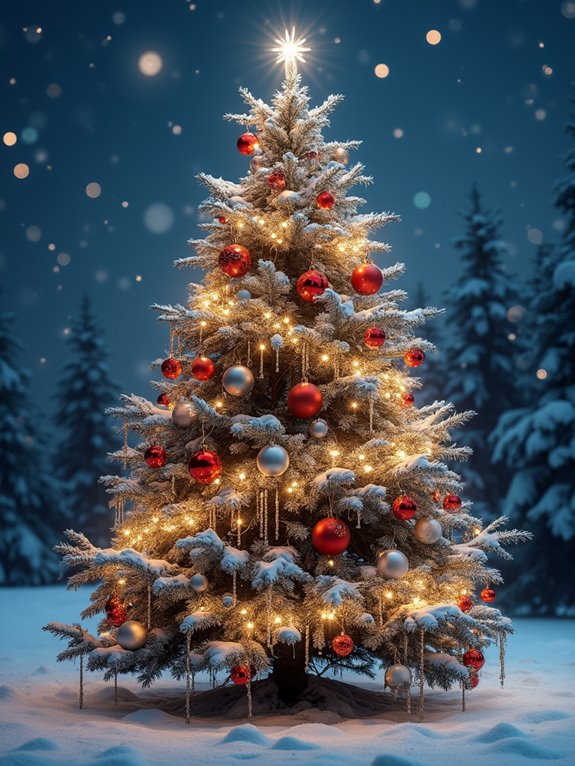 luminous silver ornament trends