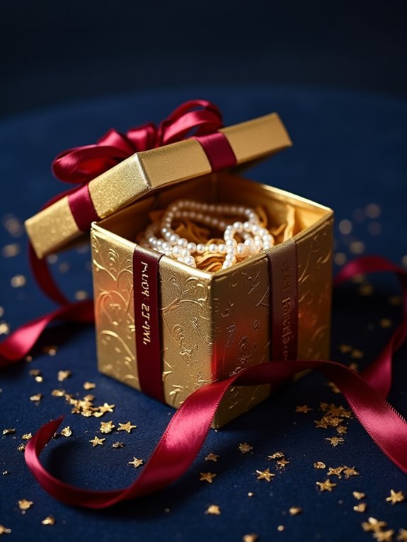 luxurious glossy gold wrapping