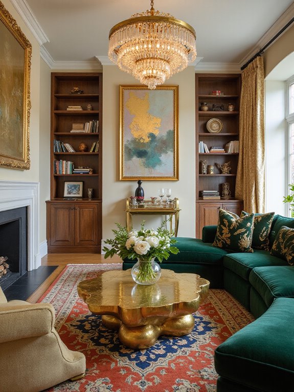 luxurious gold decor tips