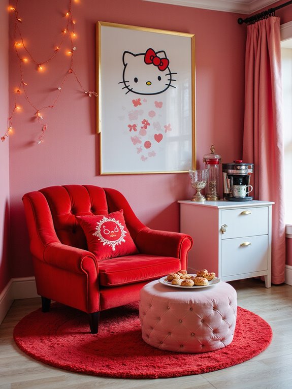 luxurious hello kitty chair