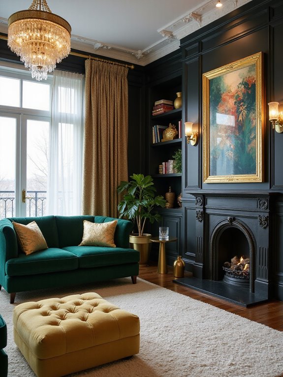 luxurious layered textures decor