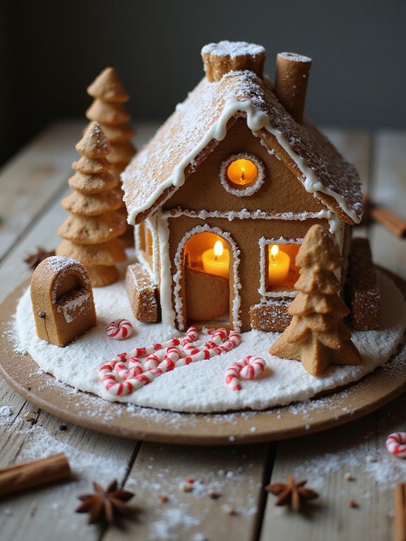 magical gingerbread village creation