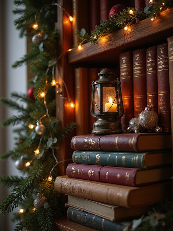 magical glowing bookshelf transformation