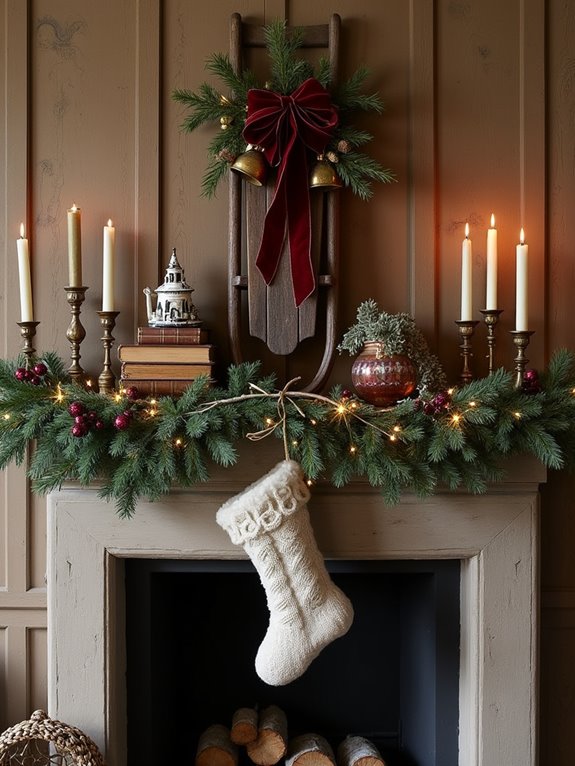 mantel magic holiday decor