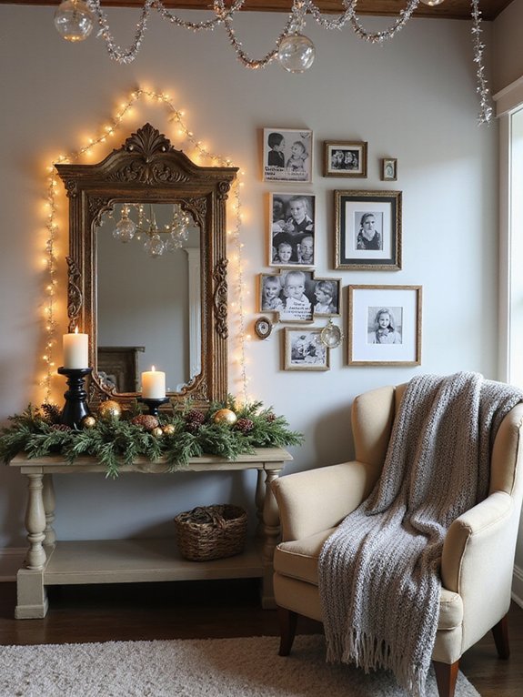 memory collage photo wall