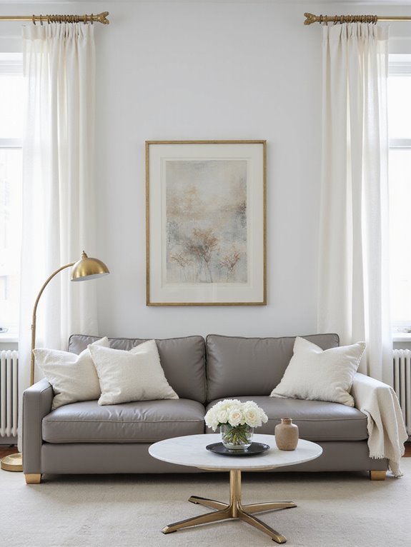 metallic accents elevate decor