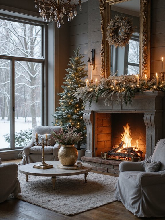 metallic accents for elegance