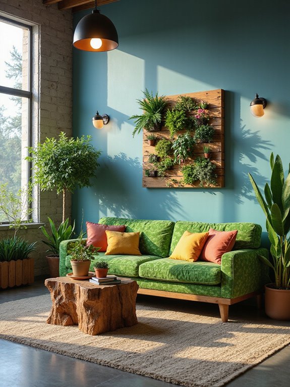 minecraft inspired indoor greenery