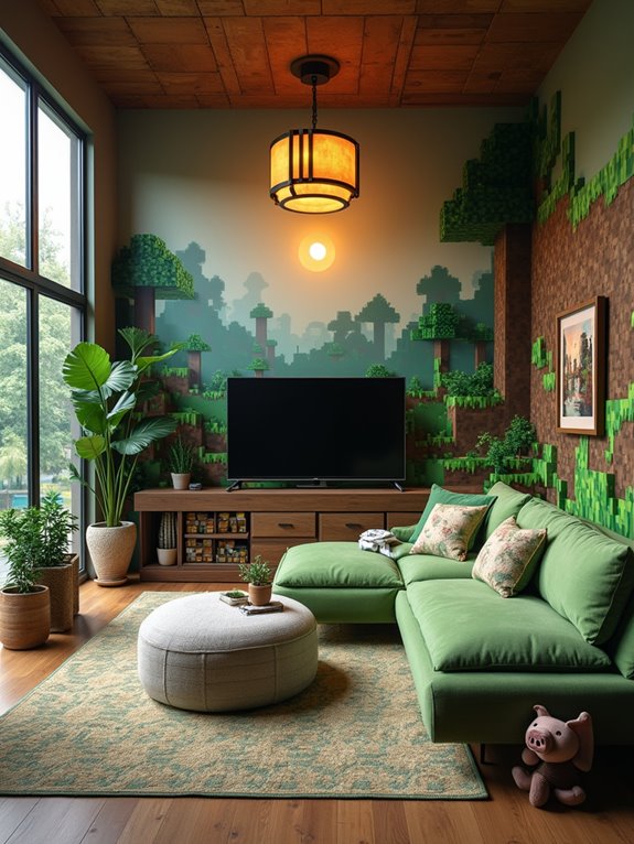 minecraft inspired whimsical decor