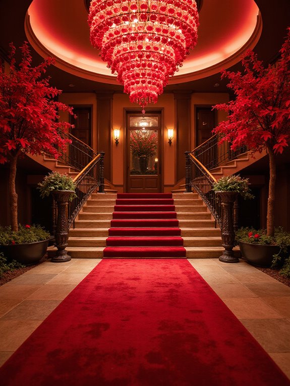mini red carpet entrance