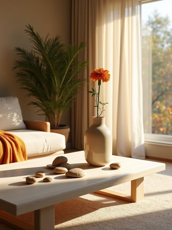 minimalist autumn decor elegance