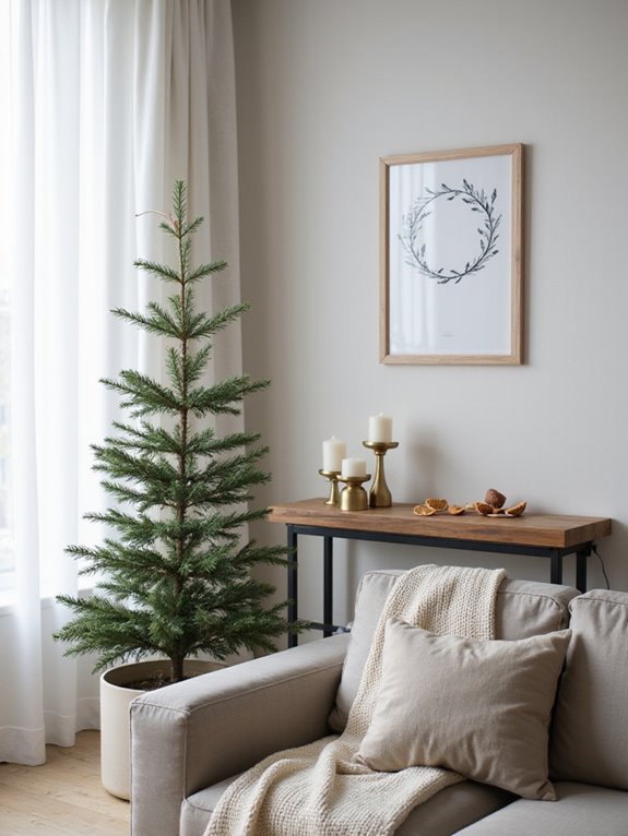 minimalist christmas decor trend