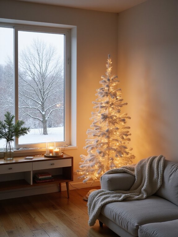 minimalist christmas tree decor