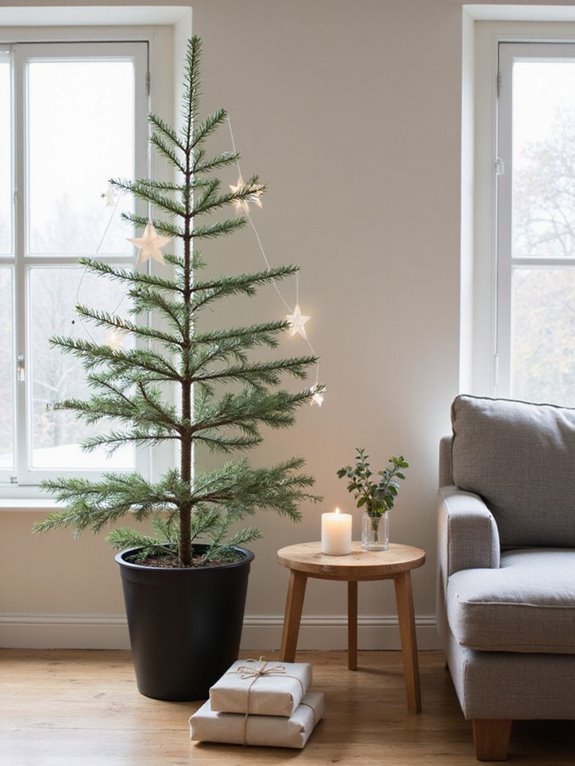 minimalist festive decor transformation