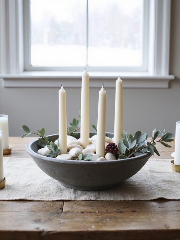 minimalist winter centerpieces essentials